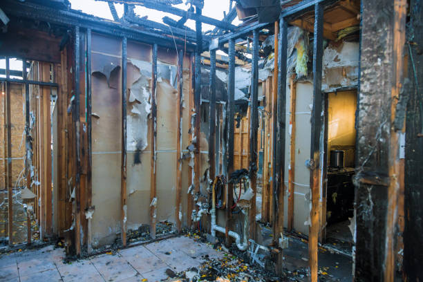 Professional Soot Cleanup technician working in Port Byron, NY
